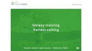 11.  Galaxy variant calling