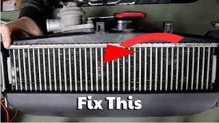 How to Fix Intercooler Fins