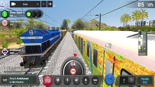 Indian Train Simulator Android Gameplay | New Update 2024 | Duronto Express Train Game | WDP4 Engine screenshot 5