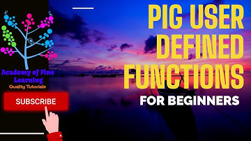 Pig UDFs | User Defined Functions