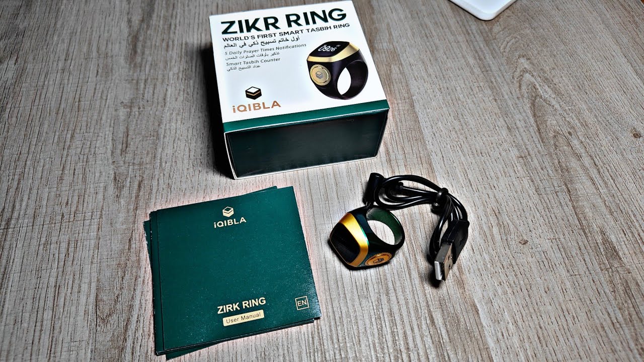 Zikr Ring Iqibl Smart Ring For Muslim Prayers