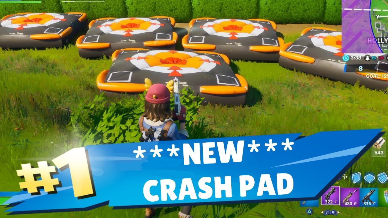 **NEW ITEM** CRASH PAD IN FORTNITE ... Where to find the new CRASH pad. How to use the crash pad