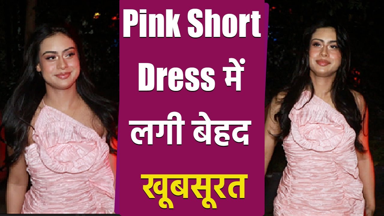 nysa devgan pink dress Nysa Devgan Leaves Us Bewitched In A Pink Bodycon Strap Gown