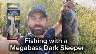 Fishing with a Megabass Dark Sleeper #fishing #fishinglures #bassfishing