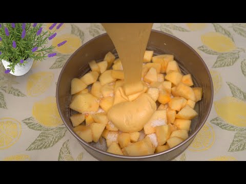 Haben Sie 5 pfel zu Hause? Ein schnelles Rezept fr einen delikaten Apfelkuchen in 5 Minuten!