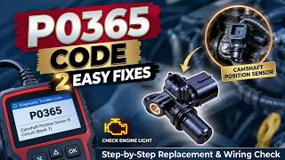 Fix P0365 Code in 3 Minutes — 2 DIY Methods That Work! | Save $300!