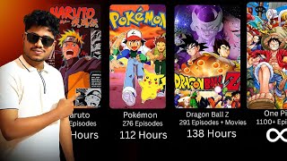 How Many HOURS to Finish the Longest Anime?!