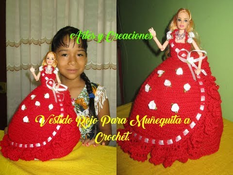 vestidos tejidos para muñecas