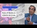 Prof sanjeev bhanawat on role of media in covid19 crisis