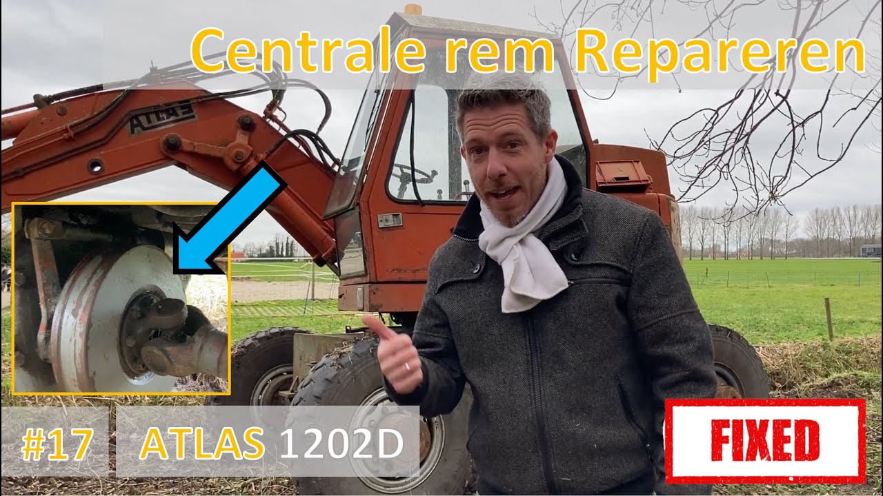 Atlas kraan 1202D opknappen - Afl 17 - Centrale rem repareren