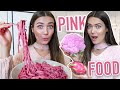 I ONLY ate PINK Food for 24 HOURS!!