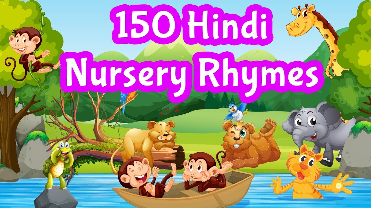 150 Hindi Rhymes For Children | Hindi Songs For Kids | Baby Rhymes ...