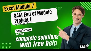 Excel Module 7 SAM End of Module Project 1   NP EX19 EOM7 1   PierceSoftware  Fall 2024
