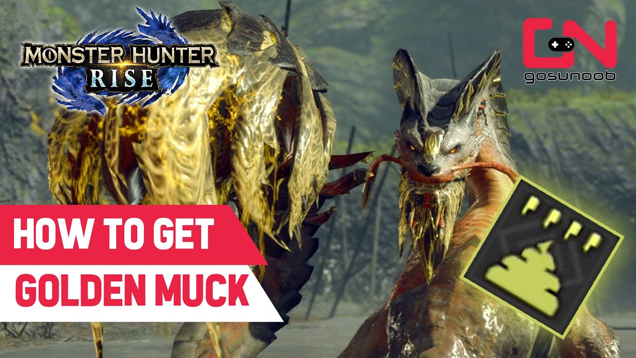 How To Get Golden Muck Monster Hunter Rise Hunt An Almudron Youtube