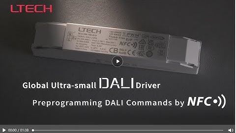 2023 Ultra-small DALI Preprogramming  DALI  Commands by NFC 0.01% dimming depth and flicker-free