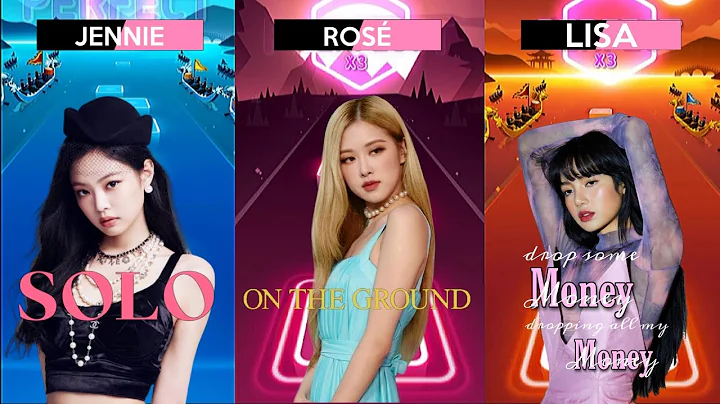 Jennie SOLO,Rose ON THE GROUND,Lisa MONEY TILES HOP