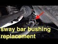 Easy diagnose  replacement sway bar bushings toyota sienna  fix it angel