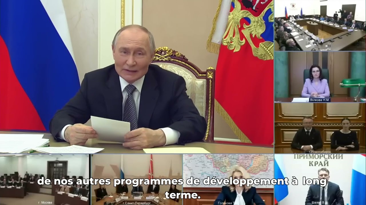 Poutine a appelé à développer l'infrastructure pour tous