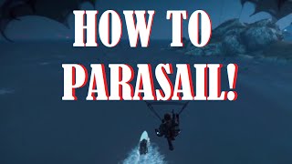 How to Parasail in Just Cause 3 - Parachute Pulled by Boat