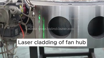 Laser cladding of fan hub#lasercladding #welding #machine #laser #metal3dprinting #lasertech