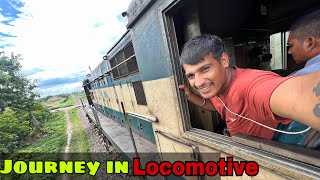 Train Journey With Loco Pilot * Bangladesh to India in Locomotive