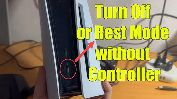 How to Turn Off or Rest Mode on PS5 without Remote Controller (Button on Console)