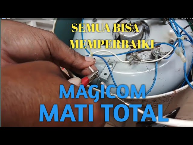 cara mudah Memperbaiki Magicom mati total@elektronika jadi mudah class=