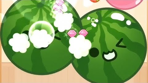 2 Watermelon Pop! Satisfying ASMR Fruit Drop Merge Melon Game #games #asmr #puzzlegame #mobilegame 