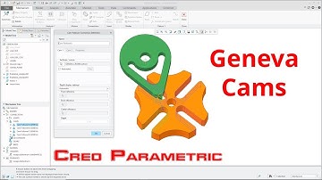 Creo Parametric - Mechanisms - How to Define a Geneva Cam