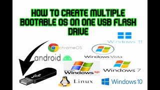 create multiple bootable os on usb flash drive