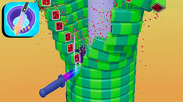 Knife Hit ASMR ​- All Levels Gameplay Android,ios (Levels 1-11)