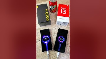Poco F6 vs Redmi 13 Charging Test