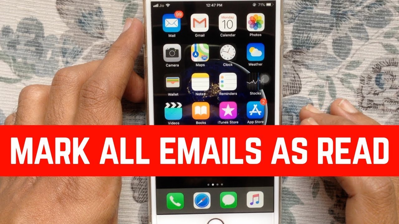 How To Mark All Emails As Read On IPhone YouTube