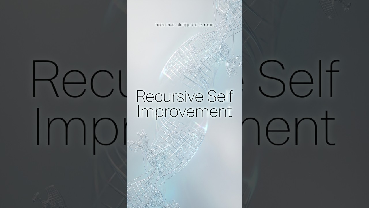 Watch Recursive Self-Improvement | Recursive Intelligence Domain on YouTube Watch Recursive Self-Improvement | Recursive Intelligence Domain on YouTube