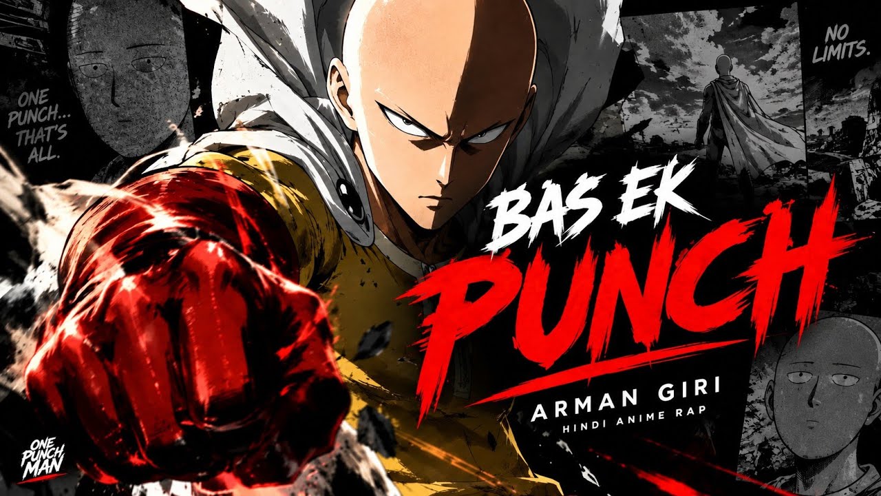Arman Giri– BAS EK PUNCH | Saitama Rap | One Punch Man AMV |