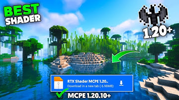 Best RTX SHADER for (MCPE 1.20) Render dragon || Best Bsl shader for bedrock edition