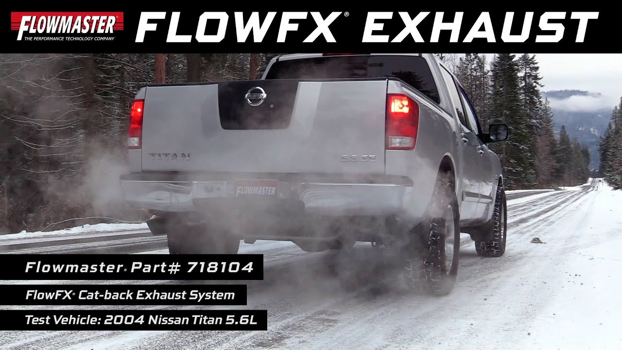 FlowFX Cat-Back For 2004-2015 Nissan Titan 5.6-Liter Dual Side Exit ...