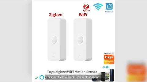 Tuya WiFi Zigbee PIR Motion Sensor Smart Home Human Body Infrared Detector Security Smart Life Works