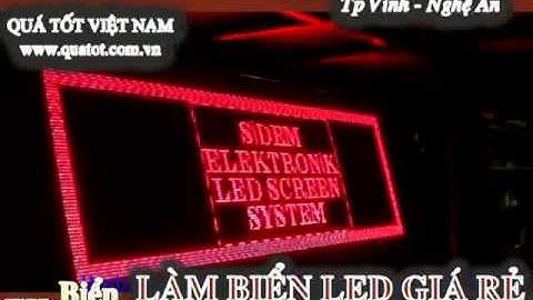 Làm biển LED - Biển quảng cáo tại Tp Vinh Nghệ An - 0963816568