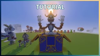 How To Make Jackie! (FNAF Secret of The Mimic Minecraft Statue Tutorial)