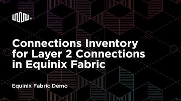 Connections Inventory for Layer 2 Connections in Equinix Fabric