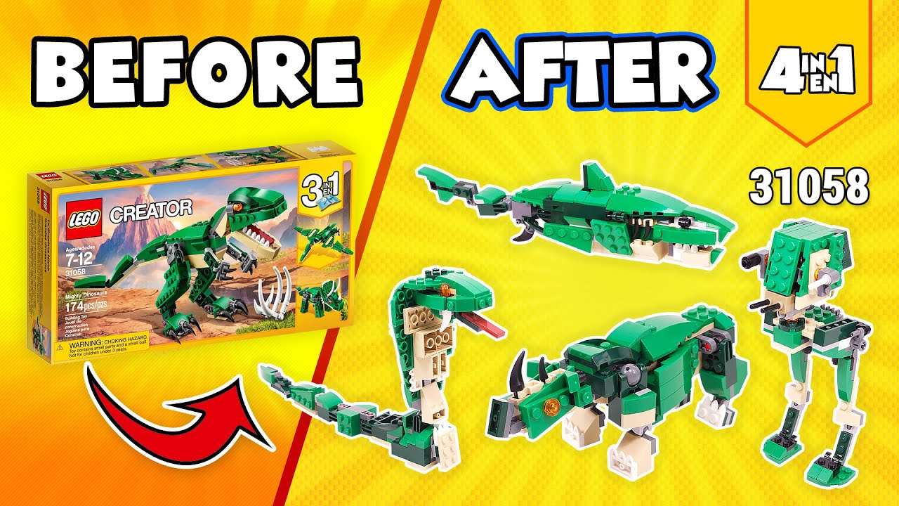 LEGO Creator Alternate Builds [4in1](31058) Mighty Dinosaurs