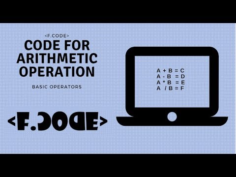 Basic Programs ( Arithmetic Operation)