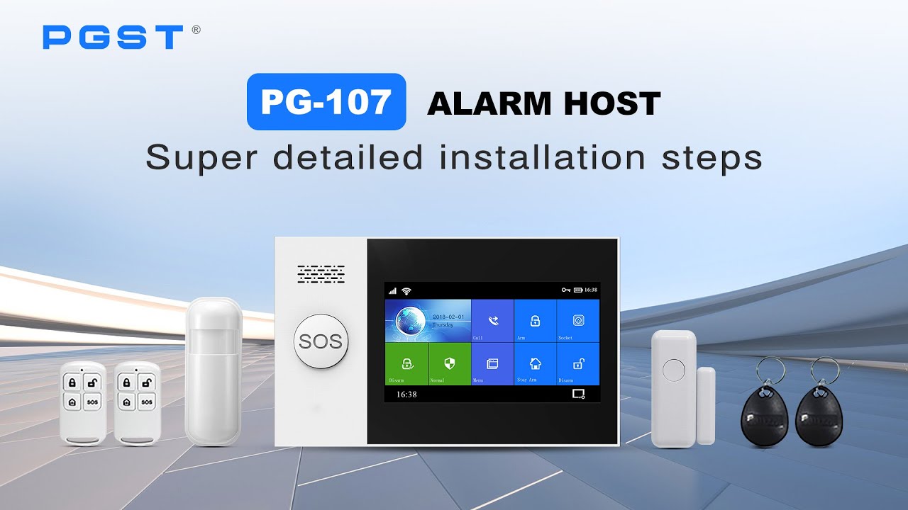 Smart Security System 4G, Wi-Fi, GSM. Touch Screen