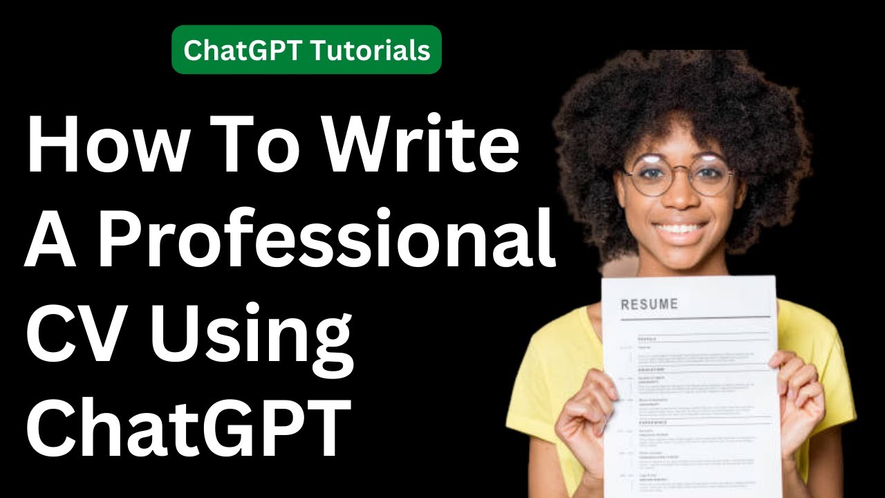 write your resume with chatgpt