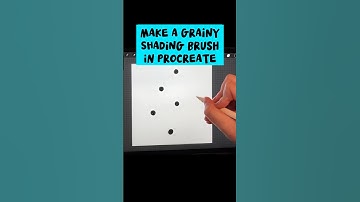 Grainy Shading Brush Tutorial #procreatetips #procreatetutorial #procreatebrush #AlwaysBeColoring