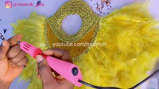 How To Make Personalized Bridal Hand Fan With Name Embellishment