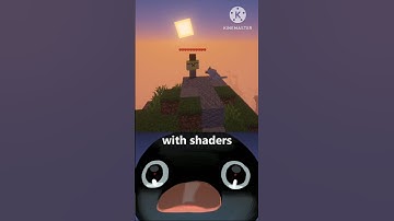 Minecraft shader vs no shader #minecraft #shorts #trending #viral #shaders