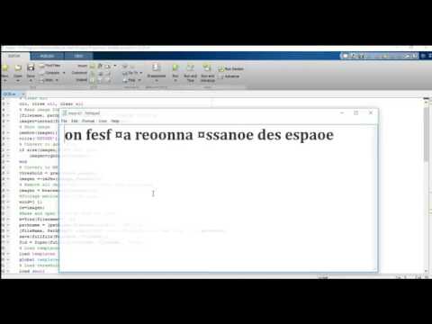 Optical Character Recognition ocr matlab projects