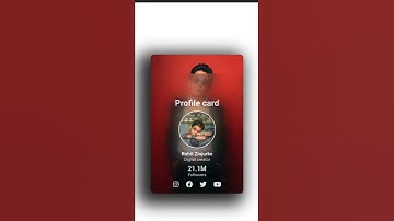 Profile card #rohitzinjurke | king code subscribe now 🕸🕸